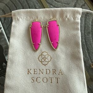 Kendra Scott Pink Skylar Earrings